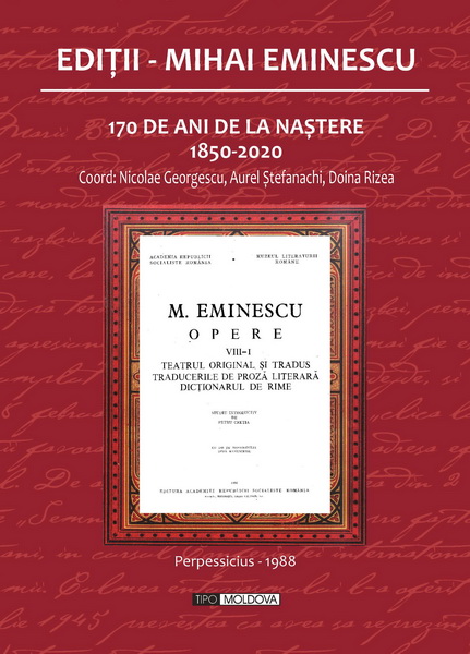 coperta carte editii - mihai eminescu 143-1 de mihai eminescu